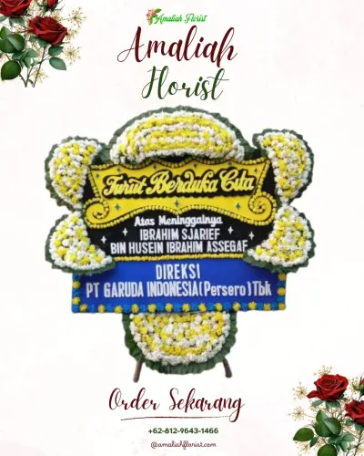 Papan Bunga Duka di Karedok