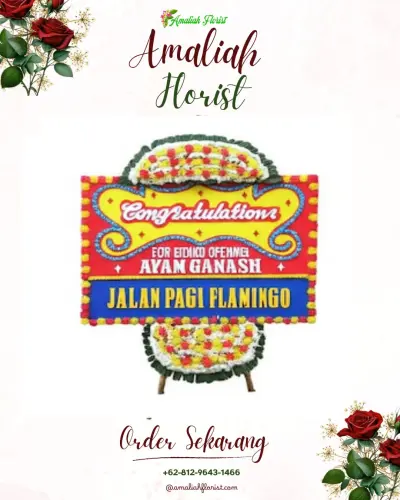 Bunga Papan Congratulation di Karedok